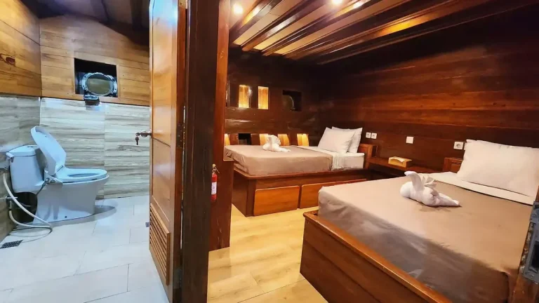 Open deck and lounge area aboard a charter boat