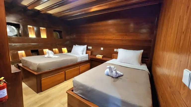 Open deck and lounge area aboard a charter boat