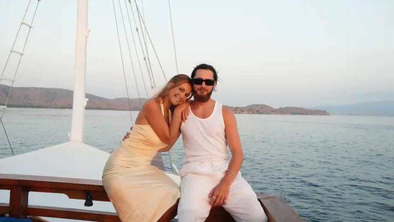 Charter boat under way on open blue water